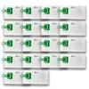 A collection of vacuum cleaner bags arranged in rows. Produktbild-Vorschau