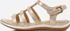 GEOX SAND.VEGA, Sandaletten in Gold für Damen, Größe 38 Produktbild-Vorschau 5