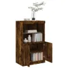 vidaXL Sideboard mit LED-Leuchten Räuchereiche 60,5x37x100 Produktbild-Vorschau 5