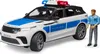 bruder Range Rover Velar auto della polizia con poliziotto, Anteprima dell’immagine prodotto 5