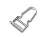 A stainless steel julienne peeler is shown against a white background. Produktbild-Vorschau