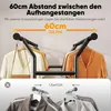 HOKEEPER Schwerlast Kleiderständer auf Rollen, Doppelter Produktbild-Vorschau 4