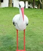 Zahradní čáp velký 80 cm – Realistická figurka, dekorace Náhled obrázku produktu 4