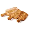 Three wooden cutting boards of different sizes arranged diagonally on a white background. Produktbild-Vorschau