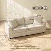 HOMCOM 3-Sitzer-Sofa, Couch mit Armlehnen, Zierkissen, Produktbild-Vorschau 3