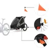 NAVA WALK – Rimorchio per bici e passeggino 2 in 1 per 2 Anteprima dell’immagine prodotto 6