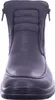 A close-up, front view of a black leather boot. Náhľad obrázku produktu