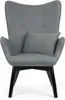 Sofotel 2040: sillón orejero con reposapiés Norse, color Vista previa de la imagen del producto 2