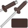 100 Stück Blindnieten 4x10 mm RAL 8017 Schokoladenbraun Produktbild-Vorschau 1