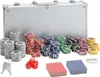 Coffret, Malette, Set de Poker - argent, 300 pièces Voir les images du produit 1