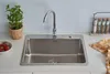 Edelstahl Einbauspüle Spülbecken Küchenspüle Spüle 60 x 50 Produktbild-Vorschau 2