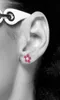 LUISIA Ohrstecker Blume - 925 Sterling Silber Pink Produktbild-Vorschau 2
