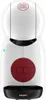 A white Nescafe Dolce Gusto coffee machine with a red circular button on the front. Produktbild-Vorschau