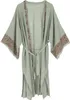 Baumwollkimono, Oversize Kimono Mantel, Natürlicher Boho Produktbild-Vorschau 4