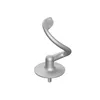 A 3D render of a silver dough hook attachment for a kitchen mixer. Anteprima dell’immagine prodotto