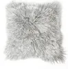 Tibetlamm Kissen Kissenbezug (ohne Inlet) JAY105 Silber Produktbild-Vorschau 1