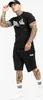 Herren T-Shirt & Shorts Set normale Passform MOY Produktbild-Vorschau 3