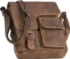 Greenburry Umhängetasche Leder Herren Damen braun VINTAGE Produktbild-Vorschau 5