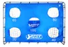 Best Sporting Fußballtor grau 240 x 170 x 85 cm mit blauer Produktbild-Vorschau 1