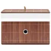 vidaXL Bambus Aufbewahrungsboxen 4 Stk. Braun Produktbild-Vorschau 4