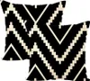 Kissenbezüge 45 Cm X 45 Cm, 2er-Set, Geometrischer Produktbild-Vorschau 1