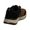 Rear view of a brown and black sneaker. Voir les images du produit