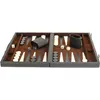 Backgammon inkrustowany 35 x 24 cm czarny Podgląd zdjęcia produktu 3