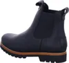 A side view of a black Chelsea boot. Voir les images du produit