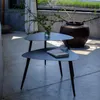 Table set 2 pièces 'Aymavilles' outdoor indoor acier Voir les images du produit 6