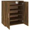 Schuhschrank Räuchereiche 60x35x70 cm Holzwerkstoff Produktbild-Vorschau 1
