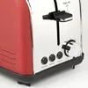 Girmi TP57 Toaster 800W Rot EDELSTAHL 8 Stufen Garen Große Produktbild-Vorschau 4