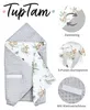 TupTam 2er SET Baby Decken Einschlagdecke 85x85 cm für Produktbild-Vorschau 4