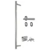 Porte d'ingresso vidaXL bianche 100x200 cm in alluminio e Anteprima dell’immagine prodotto 10