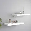 vidaXL Mensole sospese 2 pz. Bianco 50x23x3,8 cm MDF Anteprima dell’immagine prodotto 9