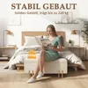 Lavička HOMCOM s úložným prostorem, čalouněná lavička s Náhled obrázku produktu 7
