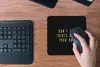 MuchoWow® Mauspad Mousepad Zitate - Tag - Gold - Briefe Produktbild-Vorschau 4