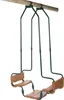 Swing King Balançoire double Vert et brun Crochet carré Voir les images du produit 3