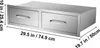 SucceBuy BBQ îlot tiroirs 30" W x 10" H x 20" D, double Voir les images du produit 8