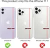 NALIA Hartglas Handy Hülle für iPhone 11, Durchsichtiges Produktbild-Vorschau 4