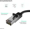 Shiverpeaks RJ45 Patchkabel S/FTP Cat7, PUR, schwarz 1m Produktbild-Vorschau 5