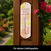 LANOLU Lieblingsplatz Thermometer Retro Blechschild, Produktbild-Vorschau 6