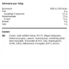 Nutritional information and ingredients list for a food product. Podgląd zdjęcia produktu