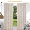 2 Stück Boho Modern Vorhange Spitze Verdunkelungsvorhang Produktbild-Vorschau 8
