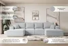 ALTDECOR Ecksofa mit Schlaffunktion und Bettkasten - Corner Produktbild-Vorschau 7