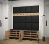 Předsíňová sestava RUMIE 3 - dub artisan, bílé panely z Náhled obrázku produktu 2