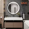 SAVE ®HOME Okrągłe lustro łazienkowe LED - 60 cm - Podgląd zdjęcia produktu 9