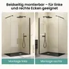 Mai & Mai 130x200cm Walk-In Dusche Duschwand für Dusche Produktbild-Vorschau 8