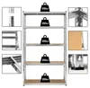 Metall-Lagerregal Schwerlast 5 Ablagen – 205×120×45 cm, Produktbild-Vorschau 4