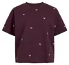 Vila (97) VIMONIE BOW O-NECK S/S T-SHIRT/RN Port Royale/W. Produktbild-Vorschau 1