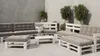 Lermowood Palettenmöbel Mpe Sofa 100 x 80 cm Weiß | Produktbild-Vorschau 4